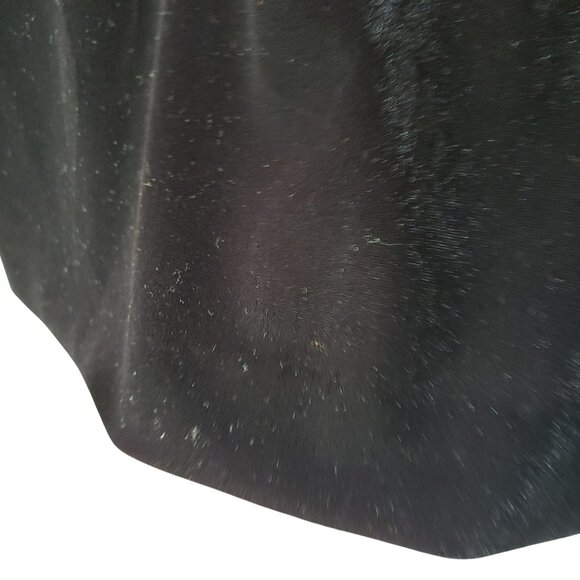 Vintage Alex Evenings Womens Black Velvet Open Front Blazer M Shoulder Pads 90s - Picture 10 of 10